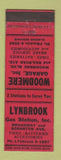 Matchbook Cover - Lynbrook Gas Station NY