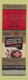 Matchbook Cover - Reading Coal Underwood Fuel Patchogue NY WEAR