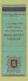 Matchbook Cover - Arthur's Liquor Store Long Island NY WORN