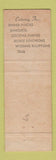 Matchbook Cover - Tremont Restaurant York PA lobster
