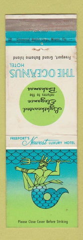 Matchbook Cover - The Oceanus Hotel Freeport Bahamas WORN