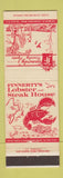 Matchbook Cover - Finnerty's Country Squire Cochituate MA lobster