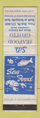 Matchbook Cover - Sil's Seafood Grotto Provo UT WORN