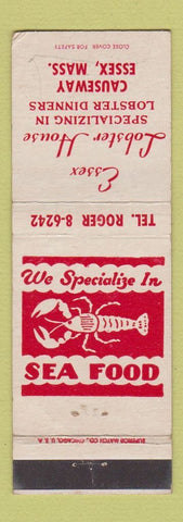 Matchbook Cover - Essex Lobster House MA WEAR