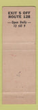 Matchbook Cover - Essex Lobster House MA WEAR