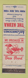 Matchbook Cover - The Keuka Restaurant Penn Yan NY lobster WEAR
