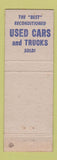 Matchbook Cover - Giles Chevrolet Port Jefferson NY WORN