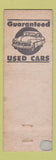 Matchbook Cover - Jericho Motors Ford Mineola LI NY 1955