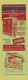 Matchbook Cover - McGee's Bar Restaurant Atlantic City NJ