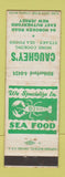 Matchbook Cover - Caughey's Restaurant East Rutherford NJ lobster WEAR