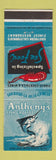 Matchbook Cover - Anthony's Fish Grottos San Diego La Jolla Mesa CA