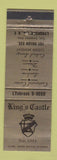 Matchbook Cover - King's Castle Lynbrook LI NY