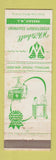 Matchbook Cover - Whitehall Hydrotherapy hot tub Passaic NJ WORN