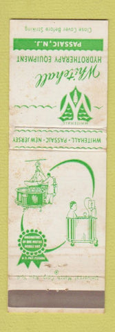 Matchbook Cover - Whitehall Hydrotherapy hot tub Passaic NJ WORN