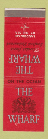 Matchbook Cover - The Wharf Seafood Fort Lauderdale FL
