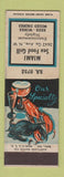 Matchbook Cover - Miami Seafood Grill  Washington DC