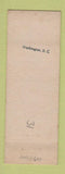Matchbook Cover - Miami Seafood Grill  Washington DC