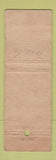 Matchbook Cover - Jimmy's Restaurant lobster Boston MA WORN
