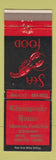 Matchbook Cover - Chesapeake House Islamorada FL lobster
