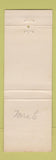 Matchbook Cover - Chesapeake House Islamorada FL lobster