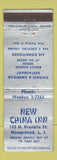 Matchbook Cover - New China Inn Hempstead LI NY Chinese