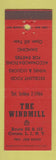 Matchbook Cover - The Windmill Coram LI NY