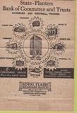 Matchbook Cover - State Planters Bank Richmond Hopewell VA WEAR 40 Strike
