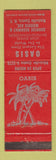 Matchbook Cover - Oasis Diner Rockville Centre NY