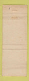 Matchbook Cover - Reds Restaurant Seafood Pompano Beach FL Saratoga NY
