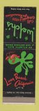 Matchbook Cover - Welch's Restaurant Long Beach CA lobster