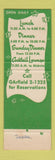 Matchbook Cover - Welch's Restaurant Long Beach CA lobster