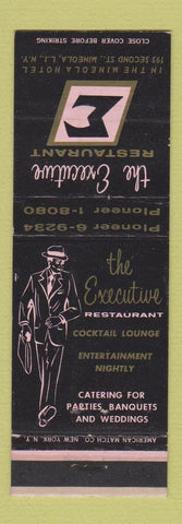 Matchbook Cover - Executive Restaurant Mineola LI NY
