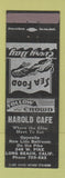 Matchbook Cover - Harold Cafe Long Beach CA lobster