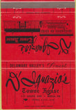 Matchbook Cover - D'Ignazio's Towne House Media PA 40 Strike