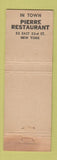 Matchbook Cover - Westbury Manor Restaurant LI NY WEAR