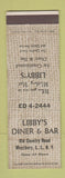 Matchbook Cover - Libby's Diner Bar Westbury LI NY