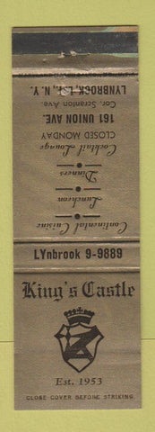 Matchbook Cover - King's Castle Lynbrook LI NY WEAR
