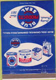 Matchbook Cover - Blue Seal Pipe Cement Solvent oil Roselle Park NJ 40 Strike