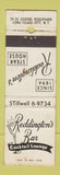 Matchbook Cover - Reddington's Steak House Bar Long Island City NY