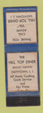 Matchbook Cover - Hill Top Diner Smithtown LI NY WEAR