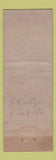 Matchbook Cover - Hill Top Diner Smithtown LI NY WEAR