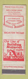 Matchbook Cover - Bayles Stony Brook Lumber Stony Brook NY WEAR