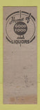 Matchbook Cover - Superior Restaurant Danville PA lobster