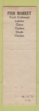 Matchbook Cover - The Fish Net Restaurant lobster Bar Harbor ME WEAR