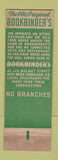 Matchbook Cover - Old Bookbinder's Restaurant lobster Philadelphia PA WEAR