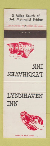 Matchbook Cover - Lynnhaven Inn Wilmington DE WEAR