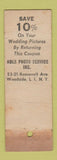 Matchbook Cover - Able Photo Service Woodside LI NY WRON