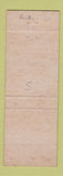 Matchbook Cover - Captain Joe's Newark NJ lobster
