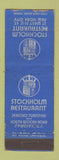 Matchbook Cover - Stockholf Restaurant New York City Syosset LI NY WEAR