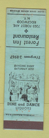 Matchbook Cover - Forest Inn Restaurant Ridgewood NY WEAR
